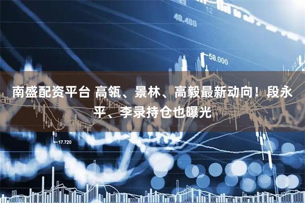 南盛配资平台 高瓴、景林、高毅最新动向！段永平、李录持仓也曝光